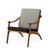 Lean Back Lounge Chair in Mosaic Teak by Warm Nordic For Sale - Image 4 of 14