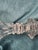 Transparent Antique Sandwich Flint Glass Whale Oil Lamp Ring & Oval Pattern Hex Base C. 1850 For Sale - Image 8 of 11