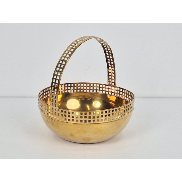 Brass Bowl attributed to Fischer Göppingen, 1920s For Sale - Image 4 of 11