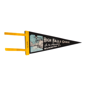 Vintage Adirondack's High Falls Gorge Felt Flag Pennant
