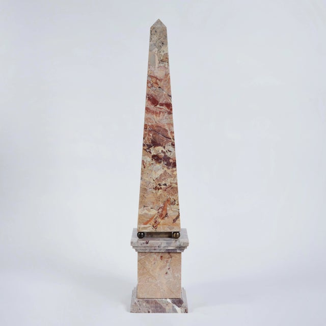Marble Obelisks - A Pair For Sale In Los Angeles - Image 6 of 7