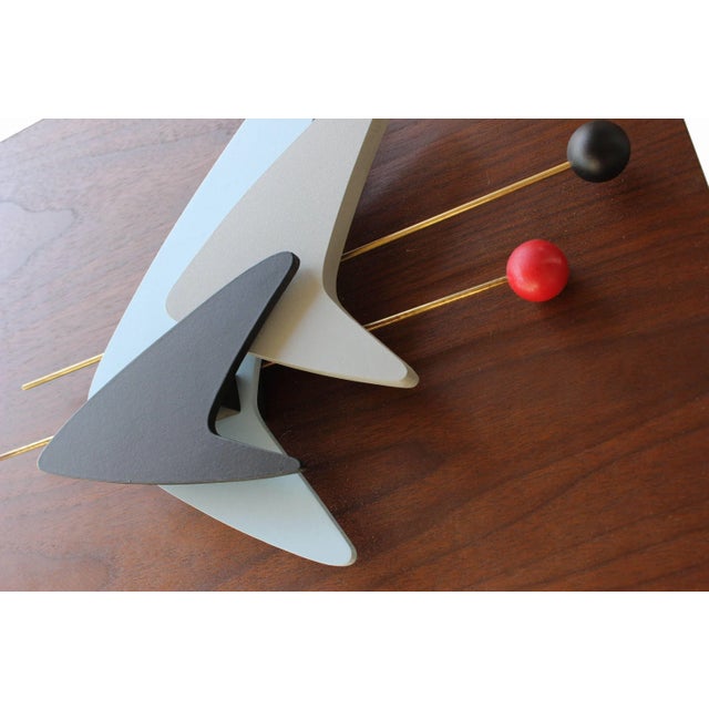 Not Yet Made - Made To Order Mid Century Modern Boomerangball Sculpture Abstract Wall Art For Sale - Image 5 of 8