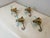 Vintage Italian Glass and Brass Coat Rack from Fontana Arte, 1950s, Set of 4 For Sale - Image 12 of 12