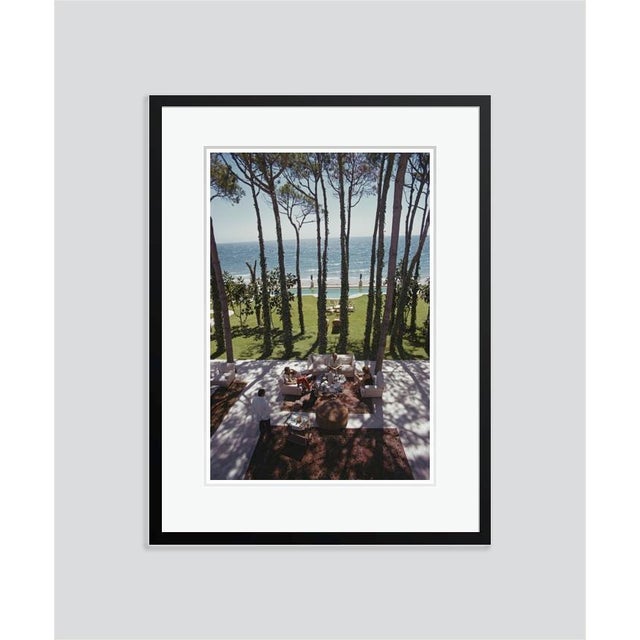 Modern Bergese House 1967 by Slim Aarons Framed C Print For Sale - Image 3 of 3