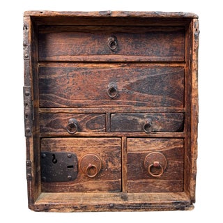 Small Japanese Calligraphy Drawer Chest, 1900s For Sale