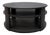 Vintage Circular Wooden Coffee Table in Black Finish For Sale