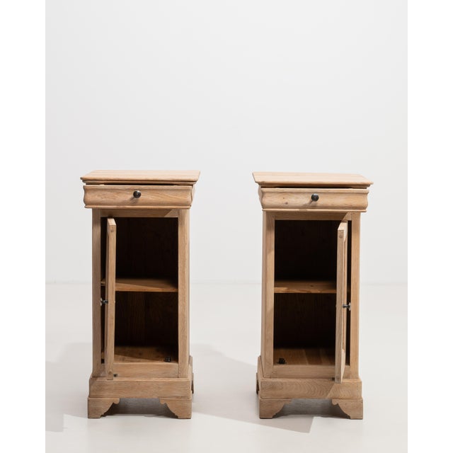 19th Century Pair Of Oak Louis Philippe Side Tables For Sale - Image 9 of 14