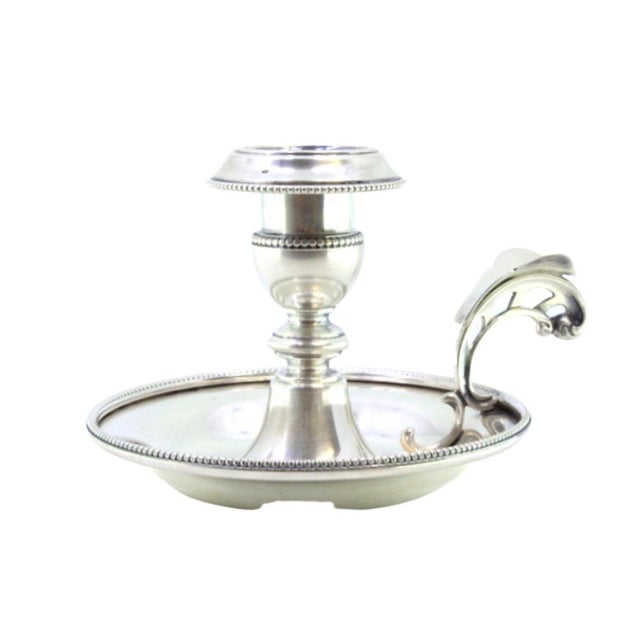 Silver Silver Paddle with Pearly Borders Edge and Openwork Handle For Sale - Image 8 of 8