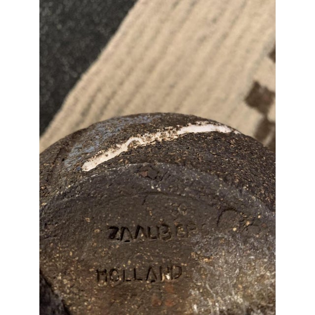 Glazed Stoneware Vase from Zaalberg Holland, 1950s For Sale - Image 9 of 14