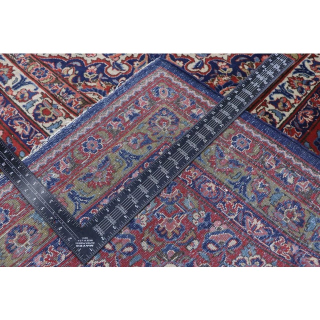 Early 20th Century Antique Persian Qazvin Rug - 12'02 X 19'00 For Sale - Image 5 of 9
