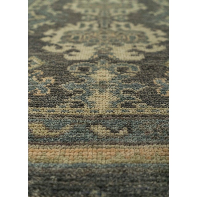 Turkish Turkish Oushak Rug 2'10" x 6'10" #20252 For Sale - Image 3 of 8