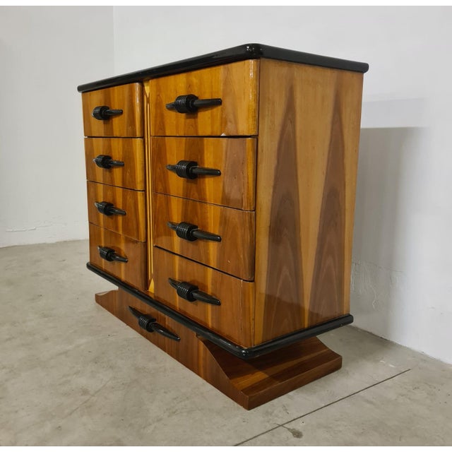 Wood Art Deco Dresser, 1940s For Sale - Image 7 of 18