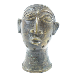 Antique African Bronze Bust