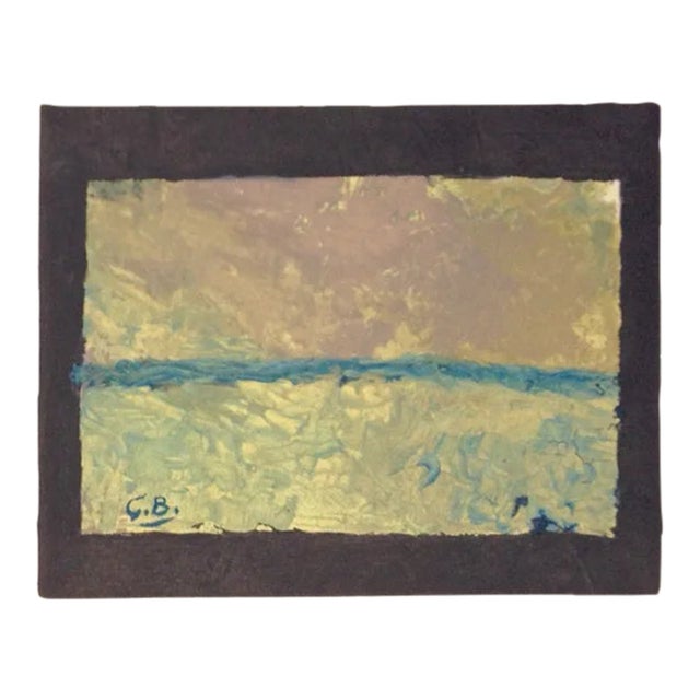 Braque Lithograph Les Champs 1957 Varengeville For Sale