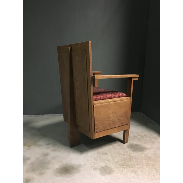 Modern Dutch Modernist 3 Legged Lounge Chair, 1930s For Sale - Image 3 of 7