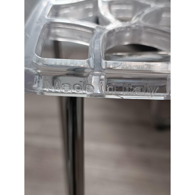 Silver Bar Stools, Italy, 2000s, Set of 2 For Sale - Image 8 of 12