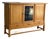 Vintage Danish Oak Cabinet by Stilmobler, 1970s Display Sideboard For Sale