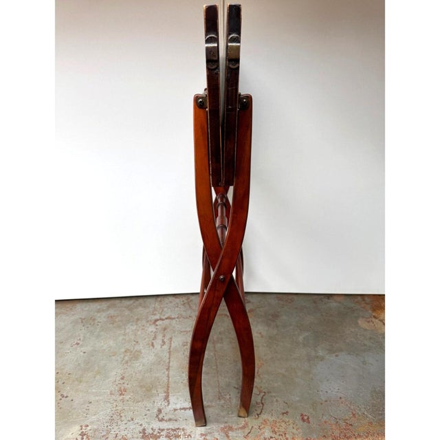 Early 20th Century English Regency Style Folding Coaching Table in Mahogany Wood For Sale - Image 10 of 14
