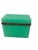Metal 19th Century French Green Opaline Glass Box For Sale - Image 7 of 8