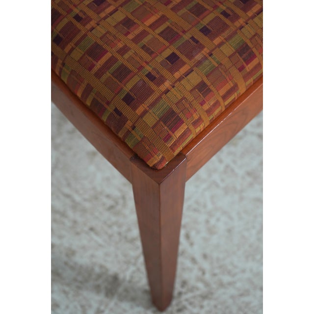 Set of 8 Stickley Cherry Dining Room Chairs For Sale - Image 15 of 18