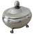 Silver Plate Hinged Oval Box on Claw Feet For Sale - Image 10 of 10