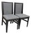 International Atelier Upholstered Dora Side Chairs, Pair For Sale