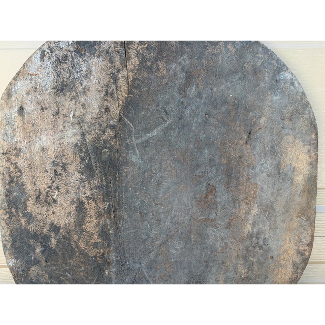 Late 19th Century French Country Rustic Wooden Bread Board For Sale In South Bend - Image 6 of 12
