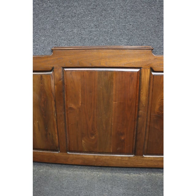 Late 20th Century Guy Chaddock Melrose Collection Cherry King Size Panel Headboard For Sale - Image 5 of 7