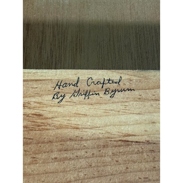 Griffin Byrum Handcrafted Side Table For Sale - Image 12 of 12