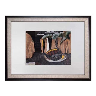 Modern Georges Braque Limited Edition Lithograph Sign "Les Falaises" For Sale