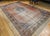 Vintage Persian Malayer Gallery Rug, Hand-Knotted Wool, Geometric Pattern, Rust Red & Navy, 10x15 For Sale - Image 10 of 13