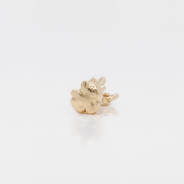 Vintage 10k Gold Buggy's Bunny or Harvey the Rabbit With Bowtie Charm For Sale - Image 11 of 13