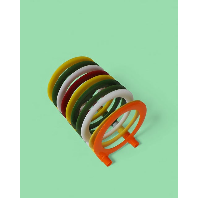 Vintage Modular Vinyl Record Holder from ZZG Veritas Warszawa, 1970s, Set of 10 For Sale - Image 4 of 10