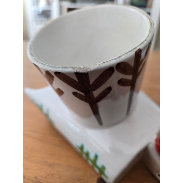 Ceramic Mid 20th Century Turkey Bowl / Sculpture For Sale - Image 7 of 8