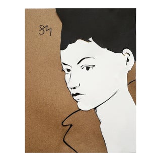 "Fashionable" Contemporary Original Collage With Frame For Sale