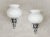 1970s Empire Revival Wall Sconces in Opaline and Chrome, France, 1970, Set of 2 For Sale - Image 5 of 8