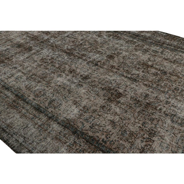 1970s Vintage Persian Rug in Brown and Blue by Rug & Kilim For Sale - Image 5 of 7