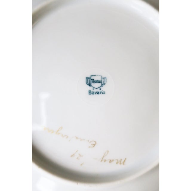 German Art Deco Period White and Gold Plate by Thomas Porcelain, 1929 For Sale - Image 10 of 12