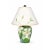 Vintage Hand-Painted Magnolia Floral Table Lamp With Painted Shade For Sale - Image 13 of 13
