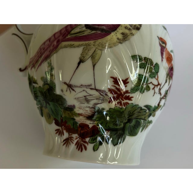1990s Mottahedeh Williamsburg Chelsea Bird Porcelain Pitcher by Vista Alegre, Portugal For Sale - Image 9 of 12