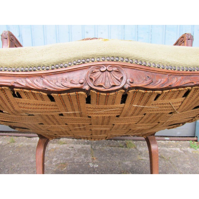 Antique Louis XV Armchair, 1700s For Sale - Image 3 of 14