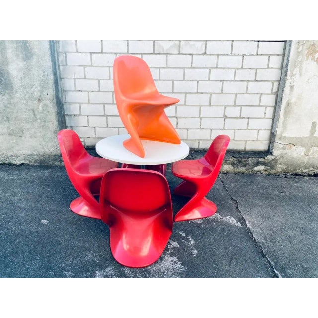 Stackable Casalino Childrens Chairs by Alexander Begge for Casala, 1970s, Set of 5 For Sale - Image 14 of 15