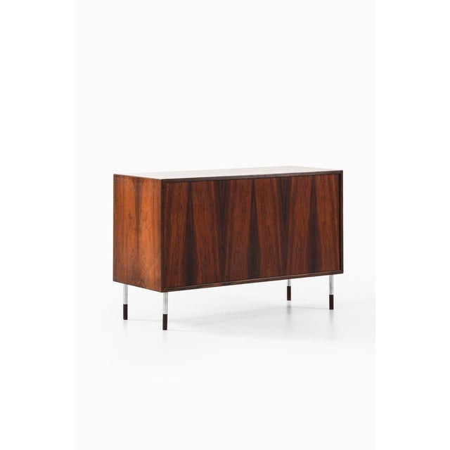 Sideboard in Rosewood and Steel attributed to Arne Vodder, 1950s For Sale - Image 9 of 10