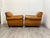 Animal Skin Pair of Leather Chairs For Sale - Image 7 of 11