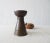 Large brown ceramic vase in funnel shape of Maria Kohler for Villeroy & Boch Mettlach. A very rare studio vase from the...