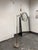 Transitional Brushed Nickel Swing Arm Floor Lamp For Sale - Image 4 of 12