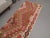 Pink 1970s Vintage Handmade Wool Cotton Pink Runner Rug For Sale - Image 8 of 11