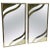 1980s Designer Brass Mirrors in the Style of Jere - a Pair For Sale - Image 11 of 11