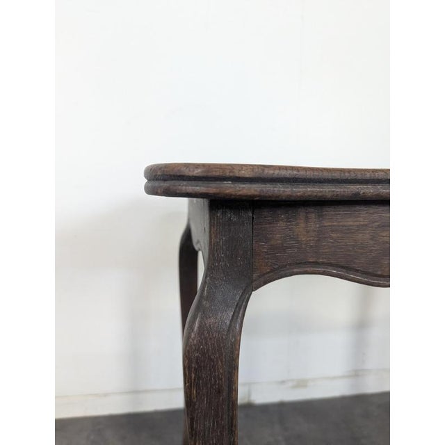 Louis XV Style Neo-Rustic Coffee Table in Oak For Sale - Image 4 of 5