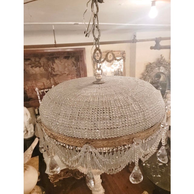 Pair of Vintage Wedding Cake Chandelier For Sale - Image 10 of 10